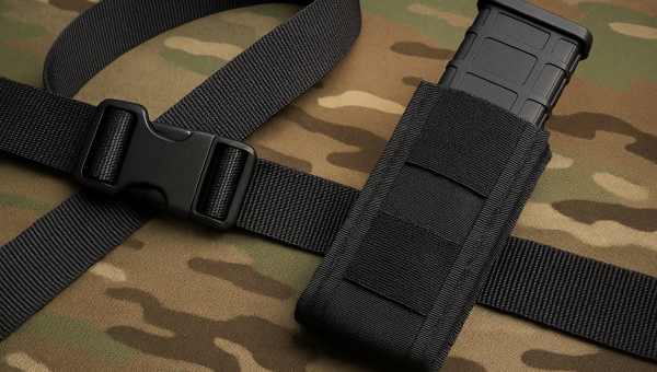 Taśmy nośne w pasach narzędziowych i ładownicach wojskowych – taśma nośna marki BAGUM