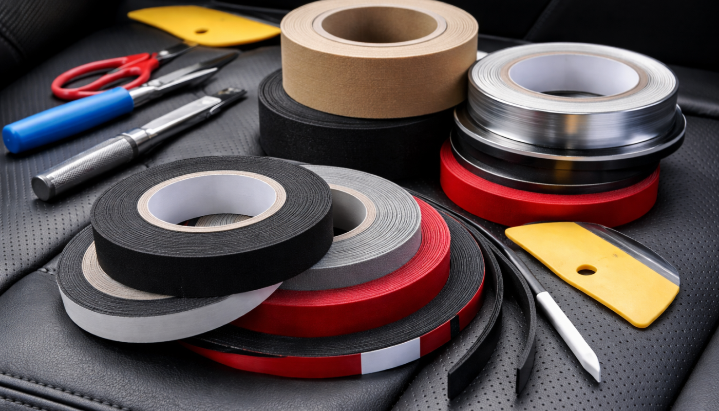 Taśmy do wykończeń tapicerki samochodowej