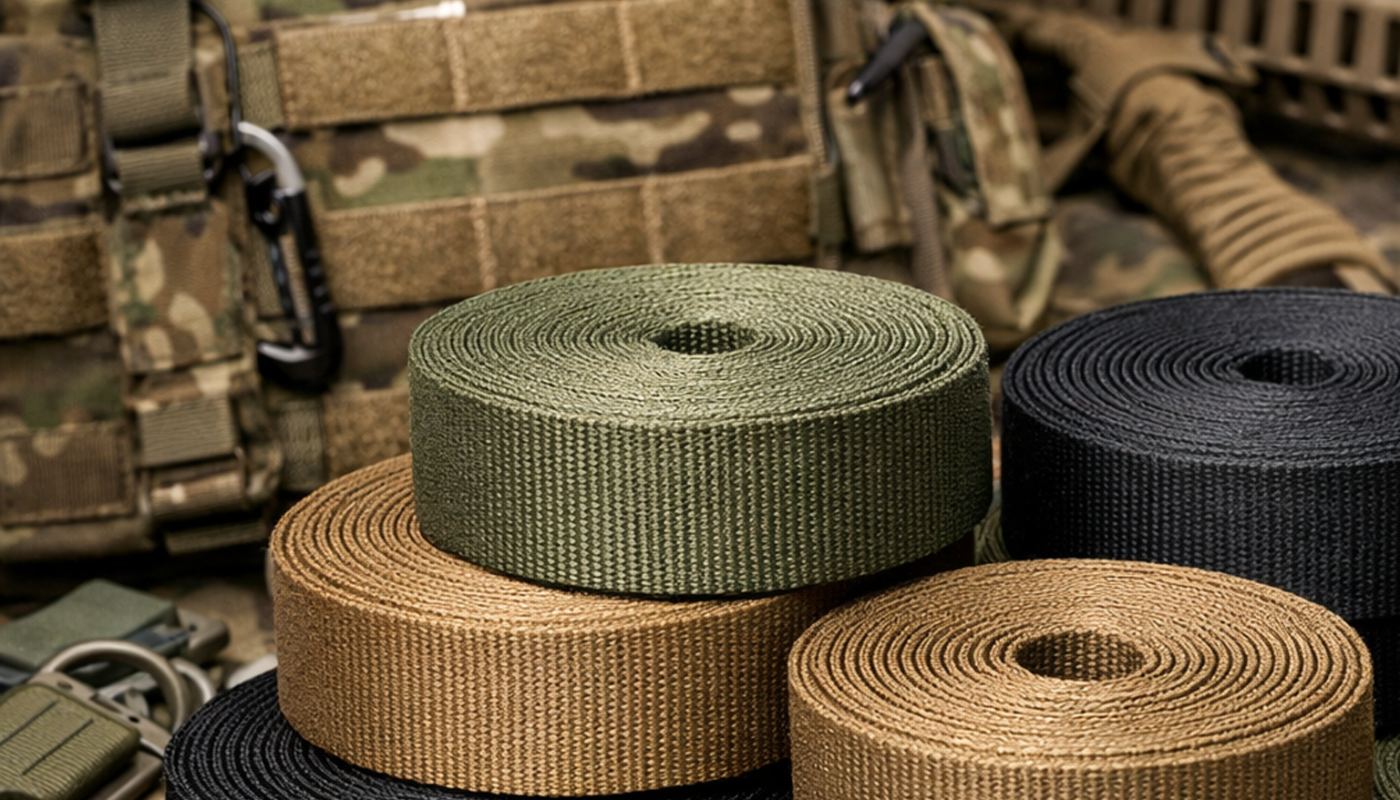 Wojskowe standardy: taśmy polipropylenowe do oporządzenia taktycznego