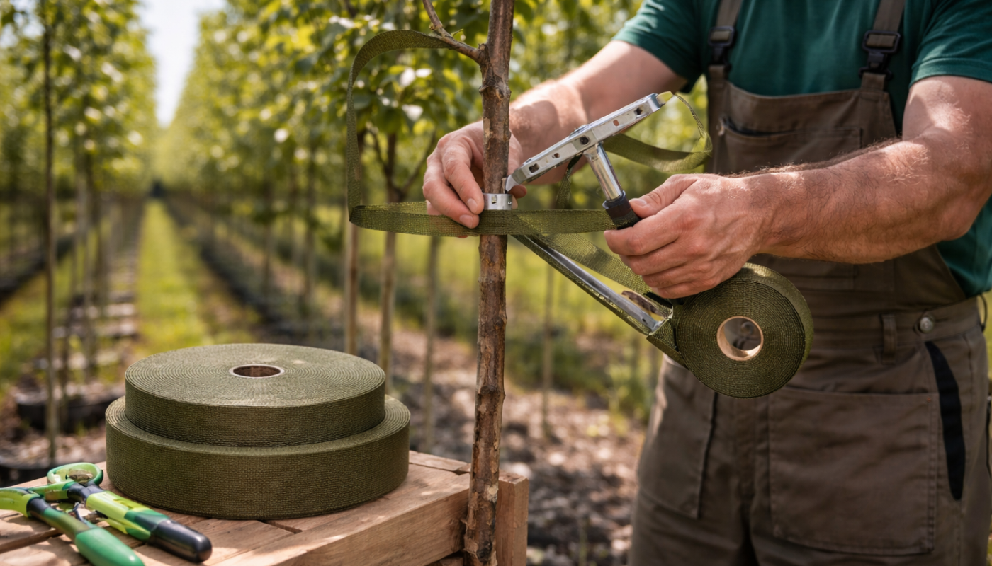 Profesjonalna taśma do wiązania drzewek w szkółkarstwie – co stosują zawodowcy?